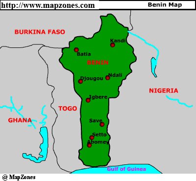 Benin Map