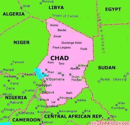 Chad Map
