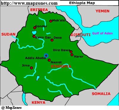 Ethiopia Map