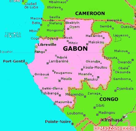 Gabon Map