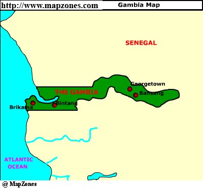 Gambia Map