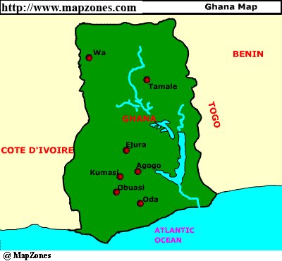 Ghana Map