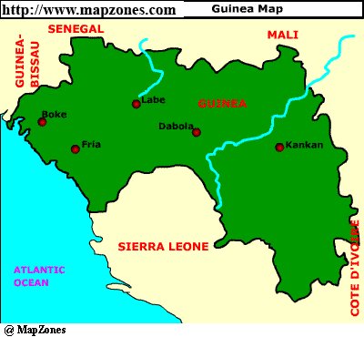 Guinea Map