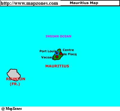 Mauritius Map
