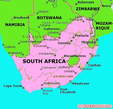 South Africa Map