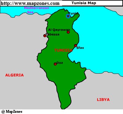 Tunisia Map