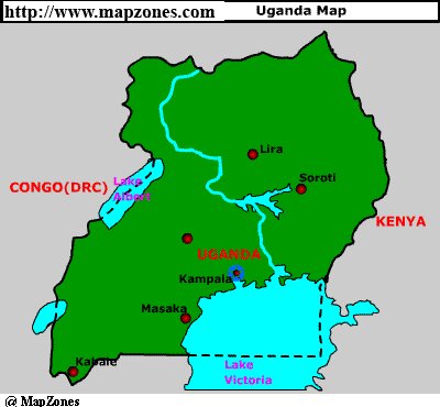 Uganda Map