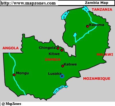 Zambia Map