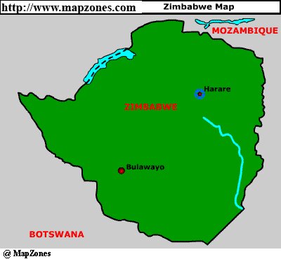 Zimbabwe Map