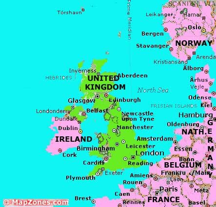 United Kingdom Map